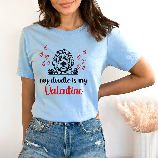 My Doddle Is My Valentine - Customized your dog breed