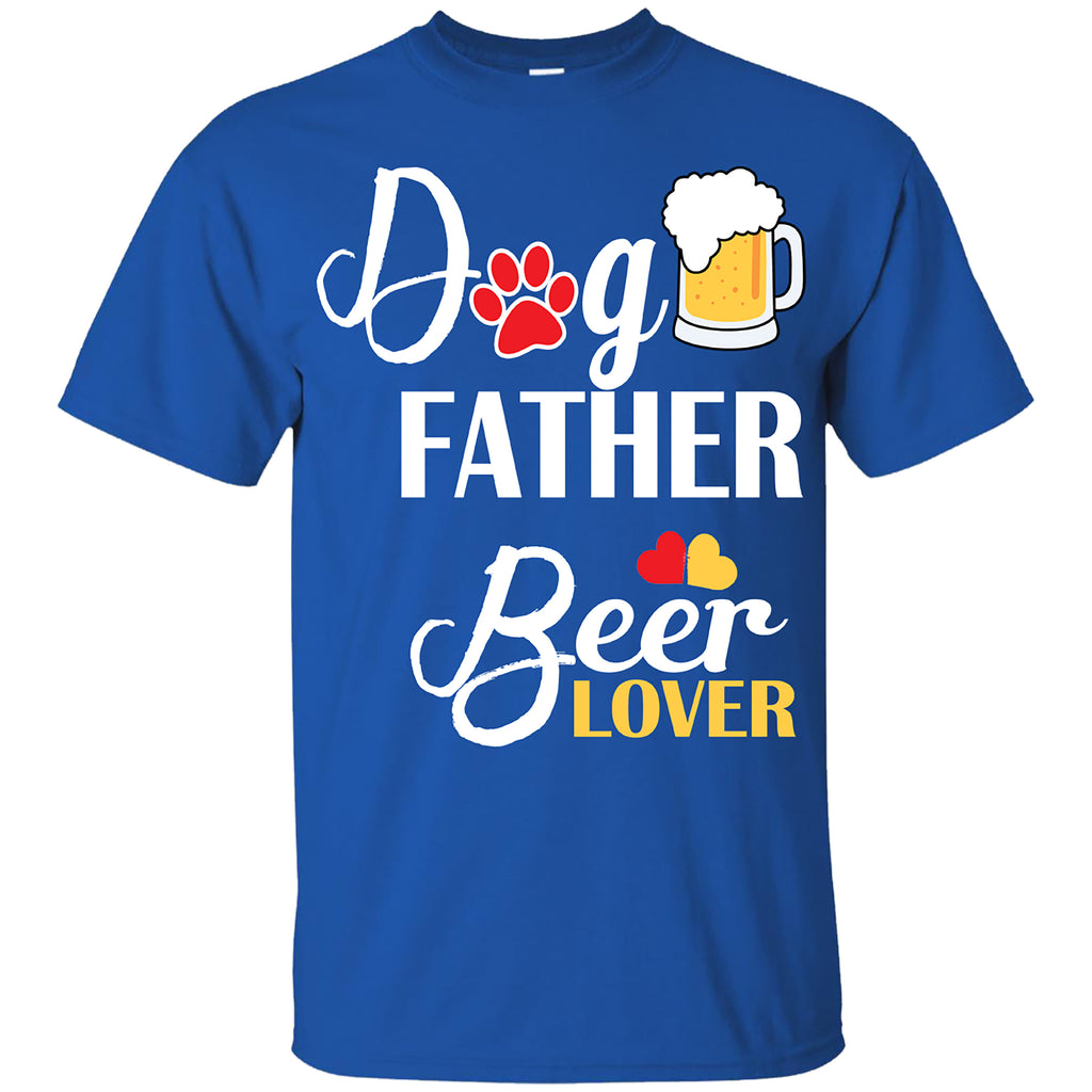 "DOG FATHER BEER LOVER" Shirt. 50% Off Today Only. . Flat Shipping.