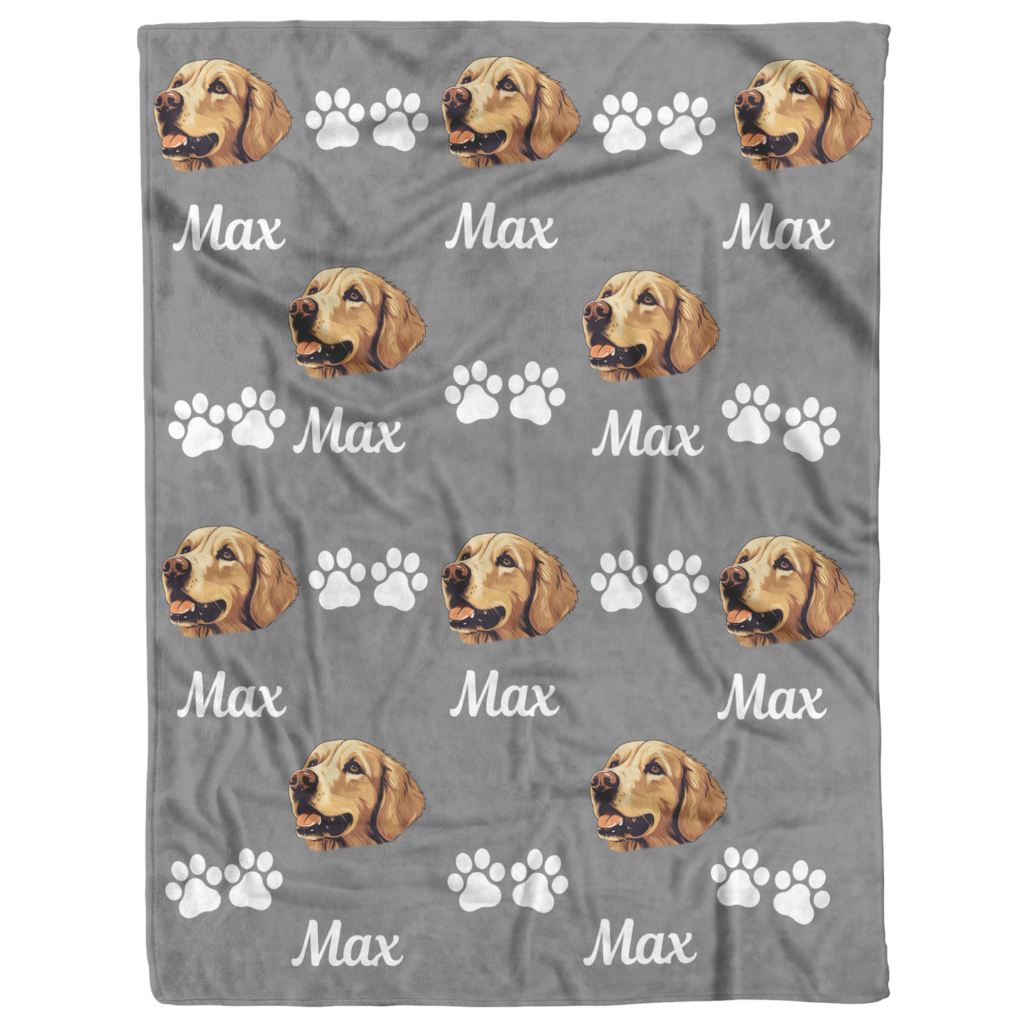 Personalized Dog Blanket with Name & Photo