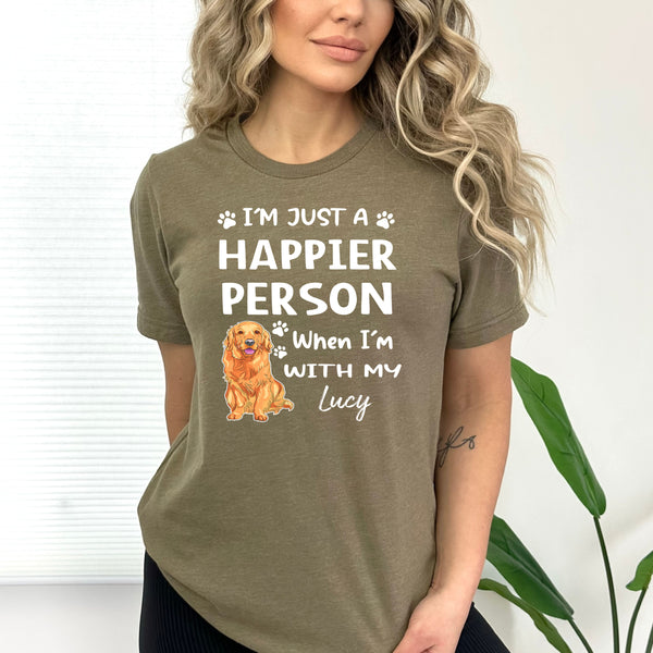 I'm Just A Happier Person - Bella canvas