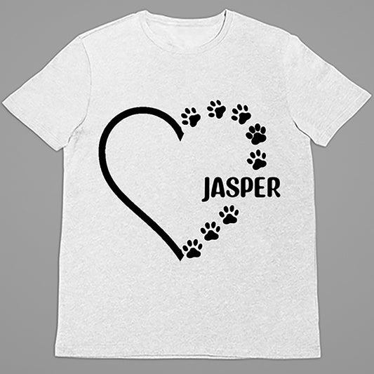 "Heart With Dog Name"
