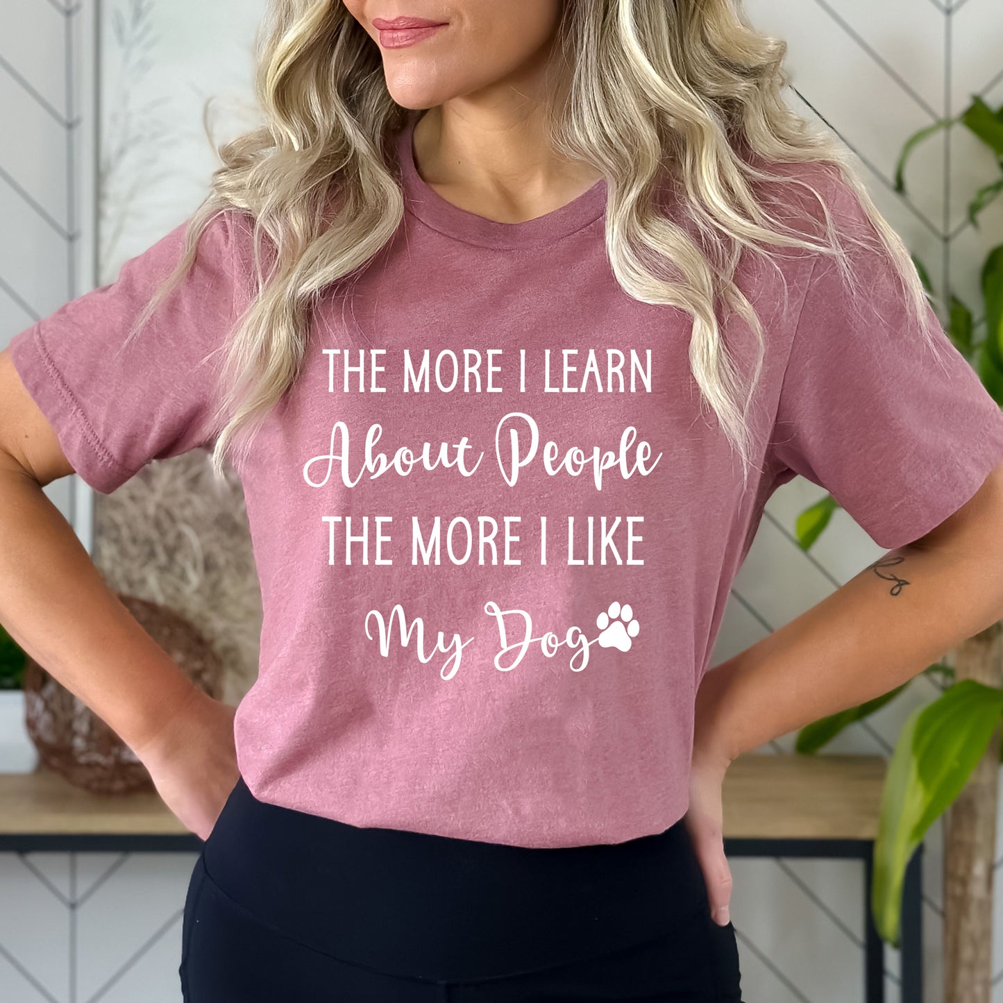 I Like My Dog - Bella canvas