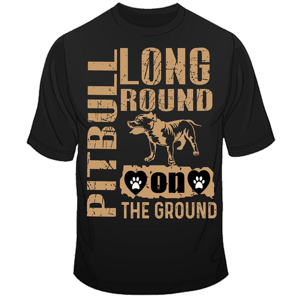 "Long Round On The Ground (Custom Dog Name And Breed) " 50% Off Today