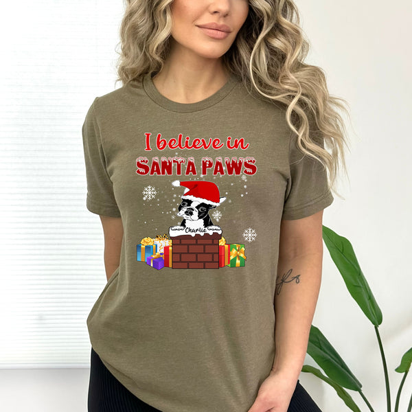 I Believe In Santa Paws - Bella Canvas