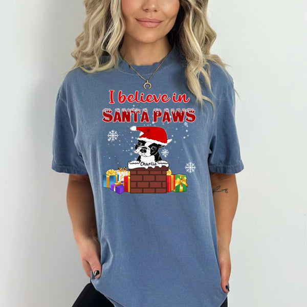 I Believe In Santa Paws - Bella Canvas