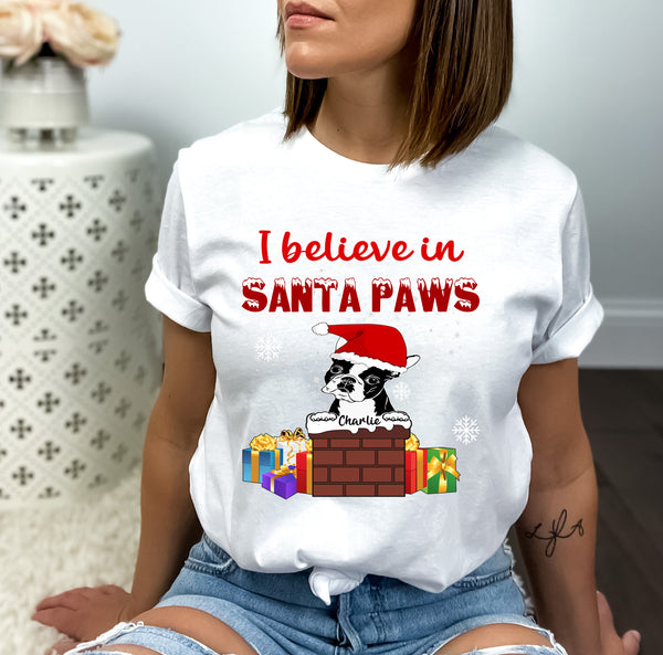 I Believe In Santa Paws - Bella Canvas