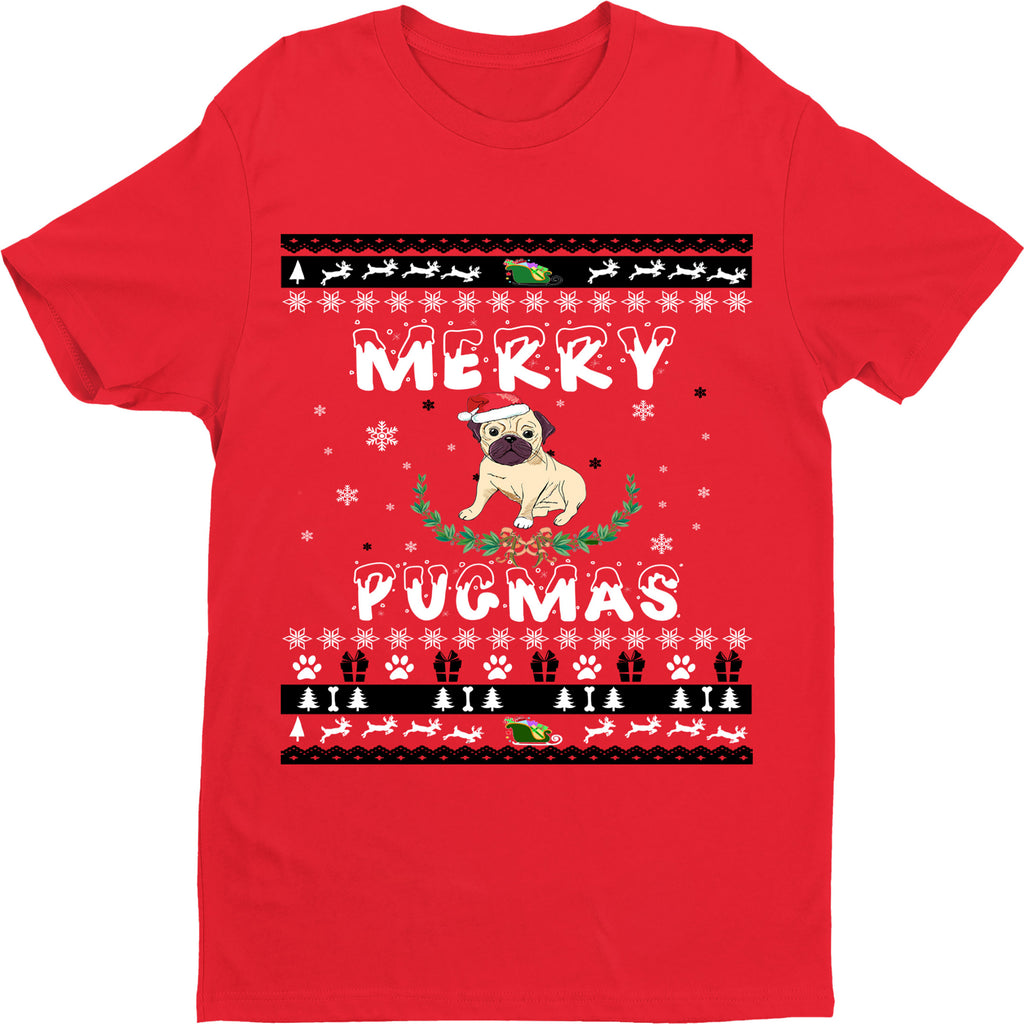 "MERRY DOGMAS". 70% Off Today Only. Christmas Design(Woman's Shirt)