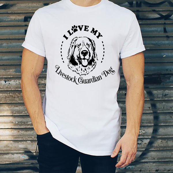 I Love My Livestock Guardian Dog - Unisex Tee