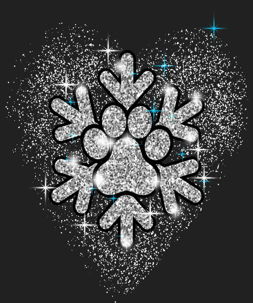 Dog Paw Snowflake T-shirt . 70% Off Today Only. Flat shipping. Dog Lovers Buy 2-5 Shirts to SAVE $$$.