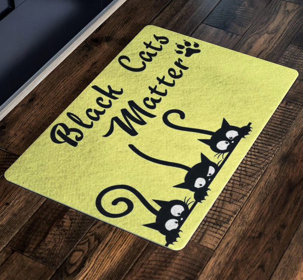 Black Cat Matter, Pets Special Doormat For homes Exclusive ( Best price Deal)