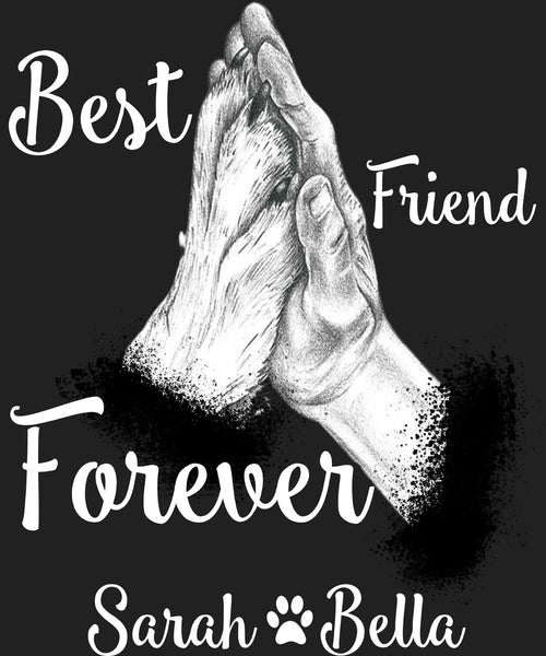 "BEST FRIEND FOREVER"-CUSTOMIZEDT TEE