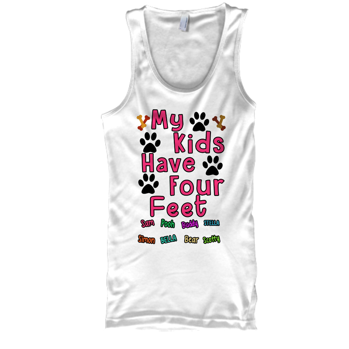 Dog - My Kids Have Four Feet - Custom Shirt
