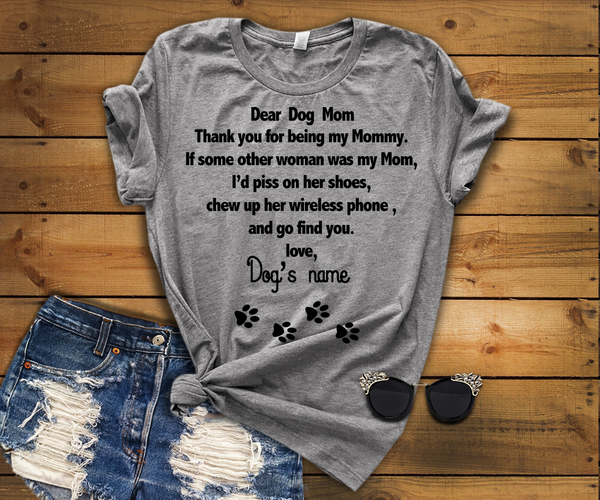 For Dog Mommy, Custom Shirt with Dog Name New Design (70% OFF Today ). For Dog Mom.