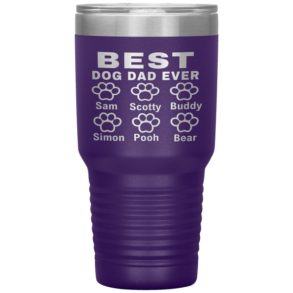 BEST DOG DAD EVER " Tumbler. Buy For Family & Friends