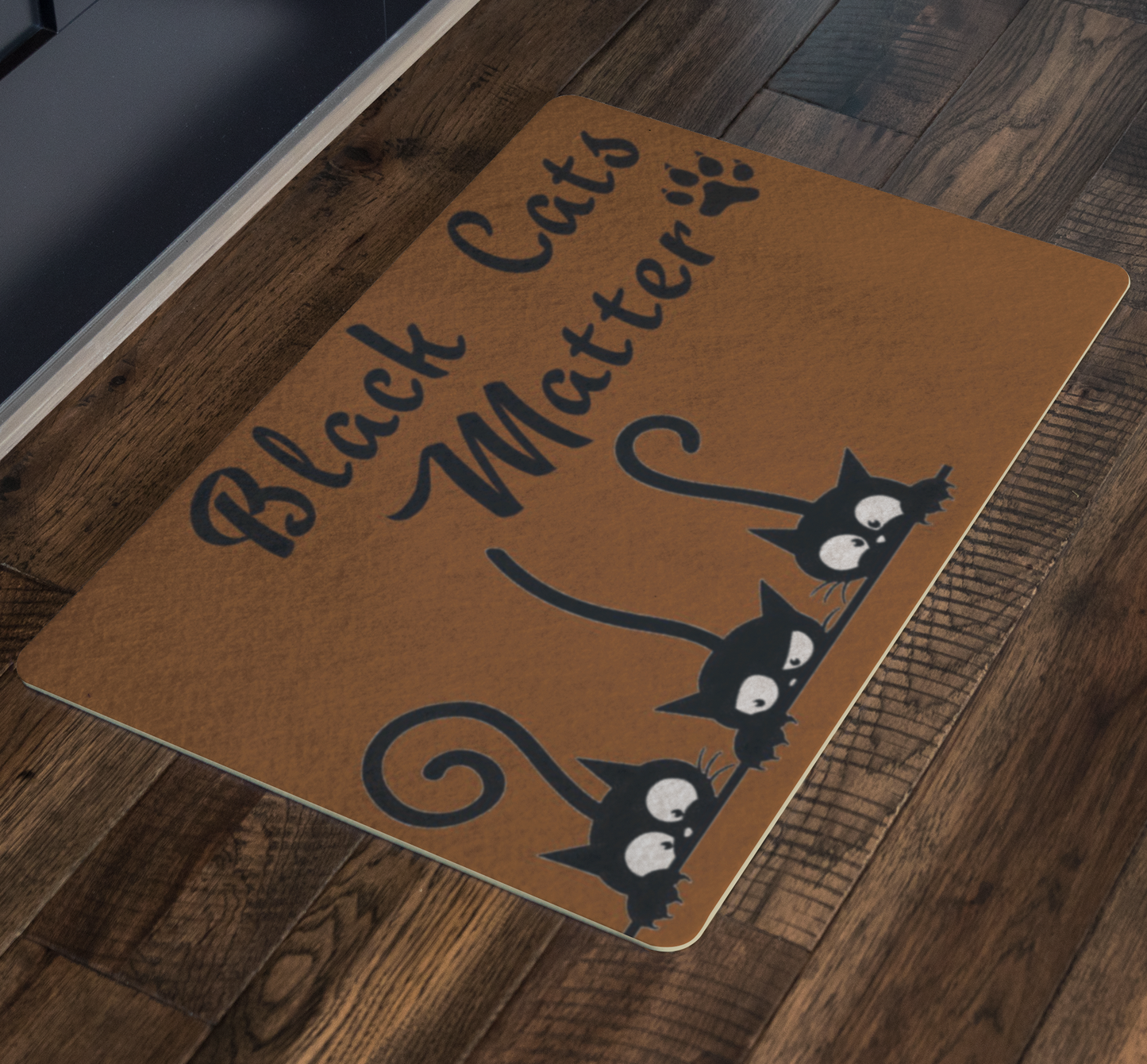 Black Cat Matter, Pets Special Doormat For homes Exclusive ( Best price Deal)