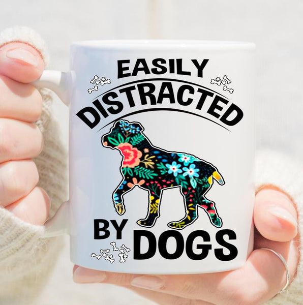 Distracted by Dogs (Special Mugs 50% off today) Flash sale for Dogs Lovers