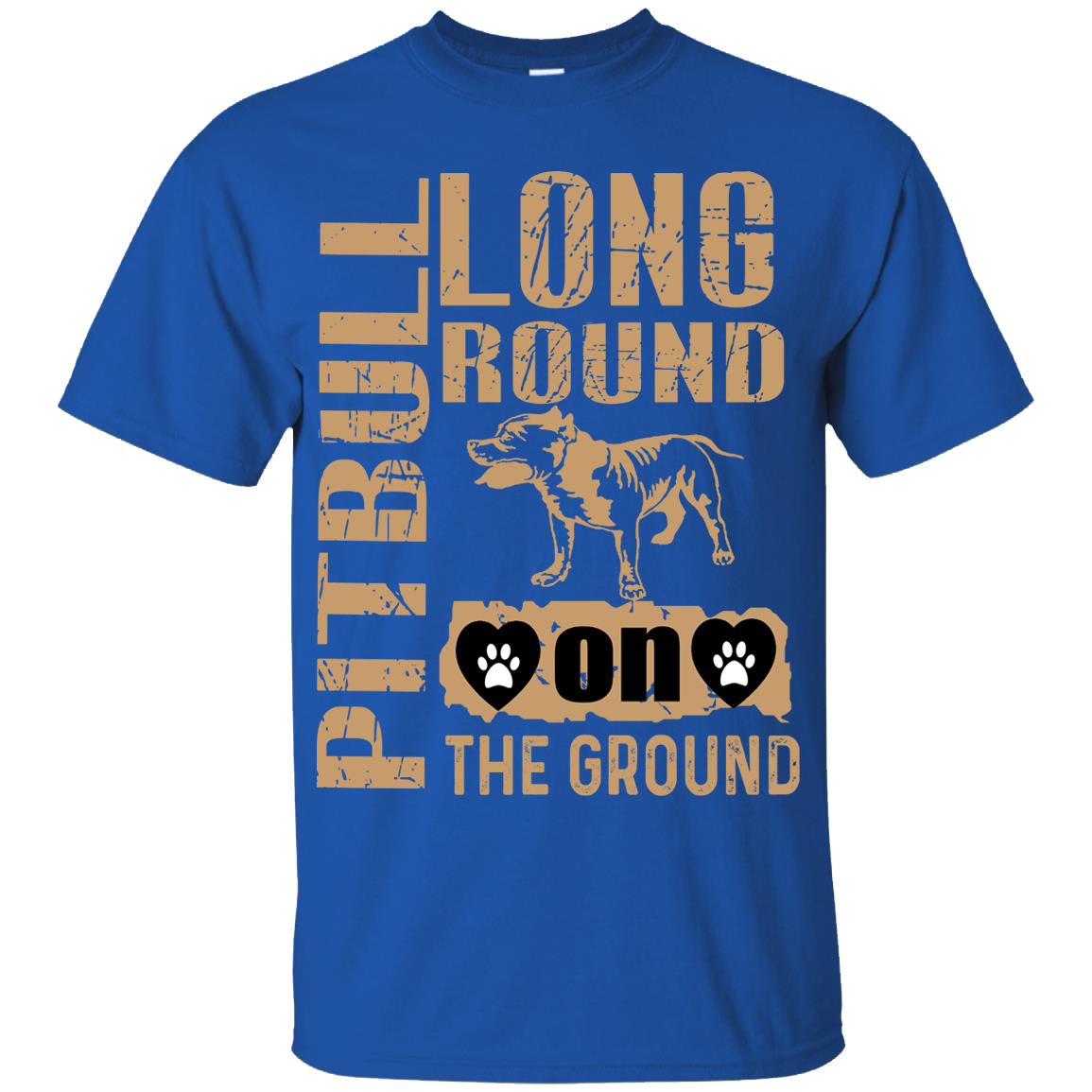 "Long Round On The Ground (Custom Dog Name And Breed) " 50% Off Today