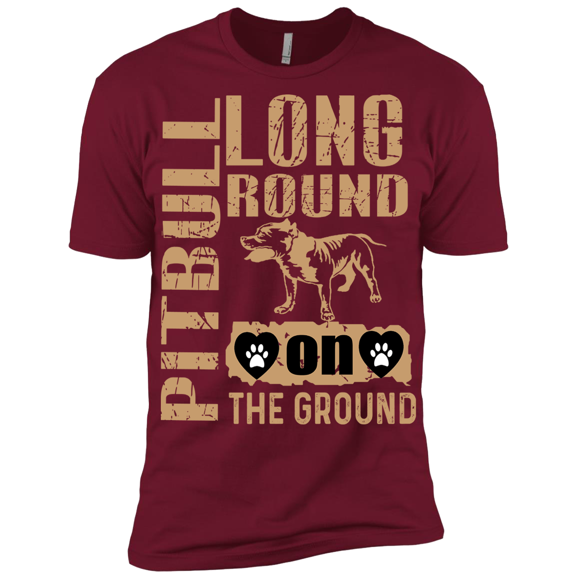 "Long Round On The Ground (Custom Dog Name And Breed) " 50% Off Today