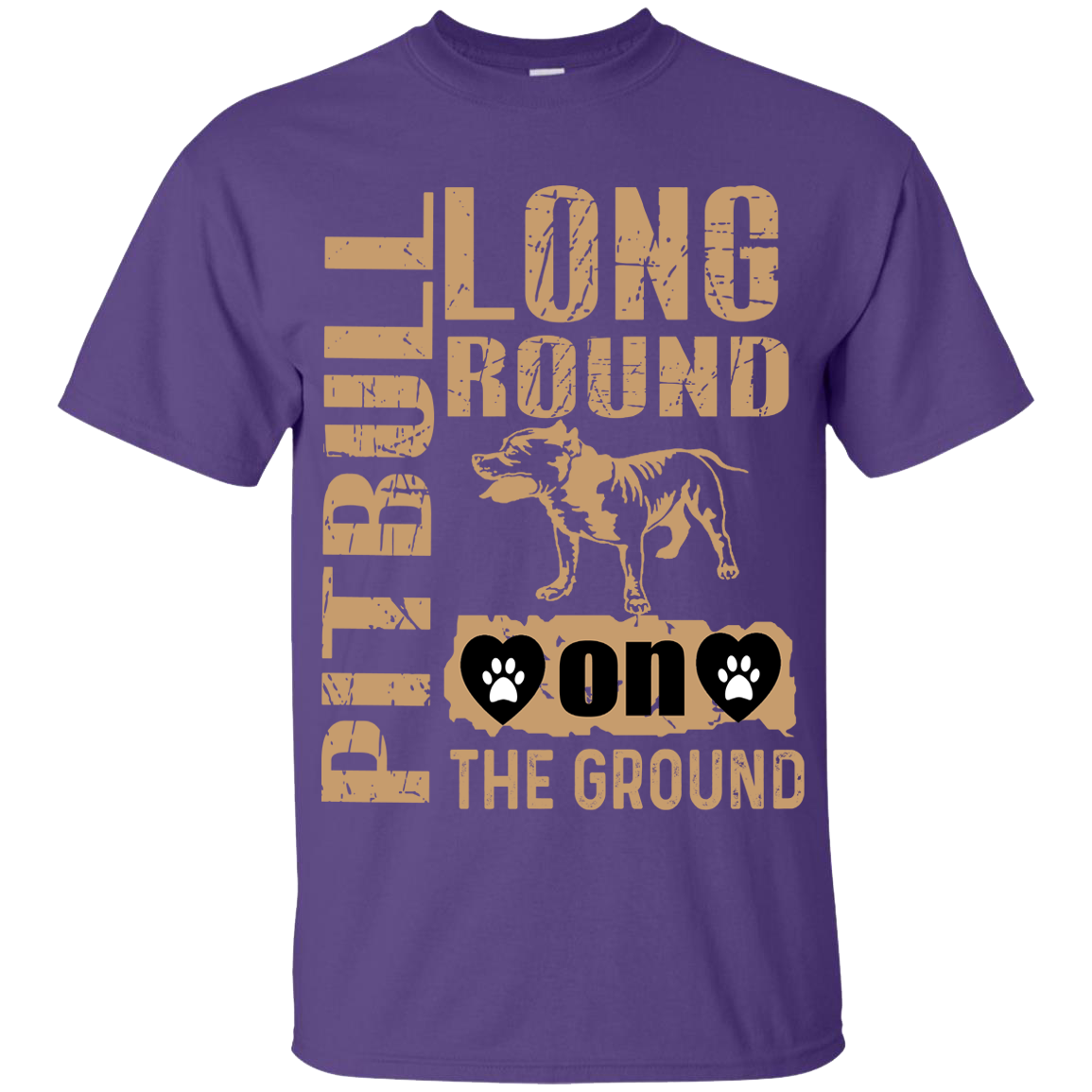 "Long Round On The Ground (Custom Dog Name And Breed) " 50% Off Today