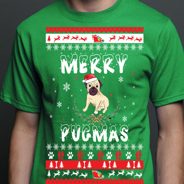 "MERRY DOGMAS". 70% Off Today Only.(DOG DESIGN)